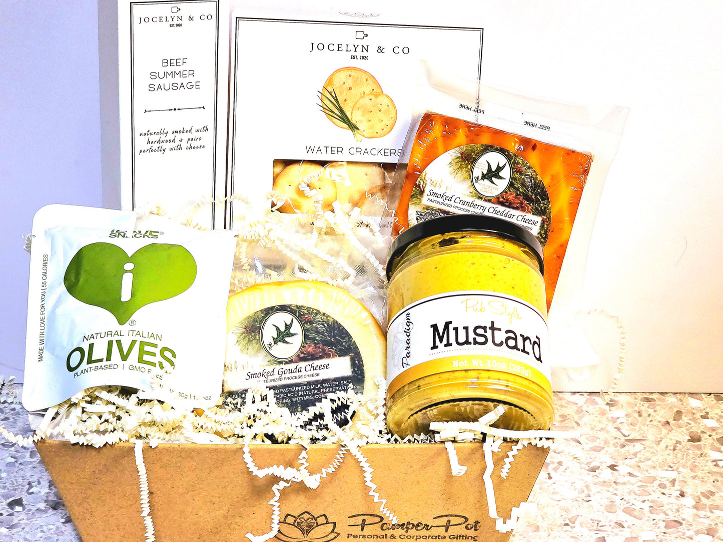 Gourmet Delights Charcuterie Basket