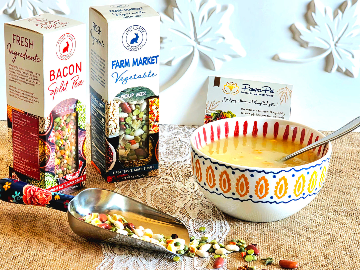 The Cozy Soup & Snack Medley
