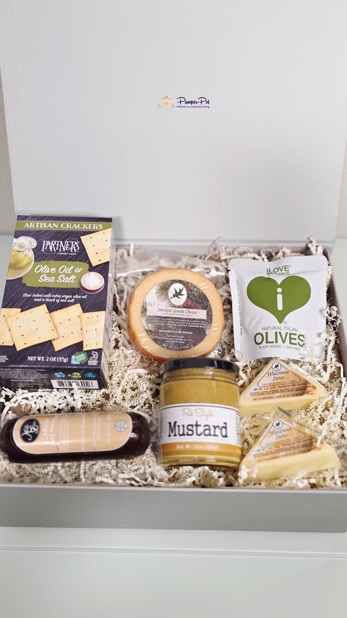 Gourmet Delights Charcuterie Basket