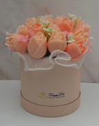 Velour Gift Box Set - Bouquet of Tulips