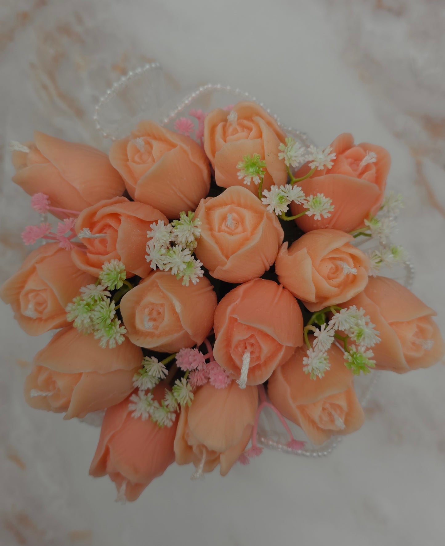 Velour Gift Box Set - Bouquet of Tulips
