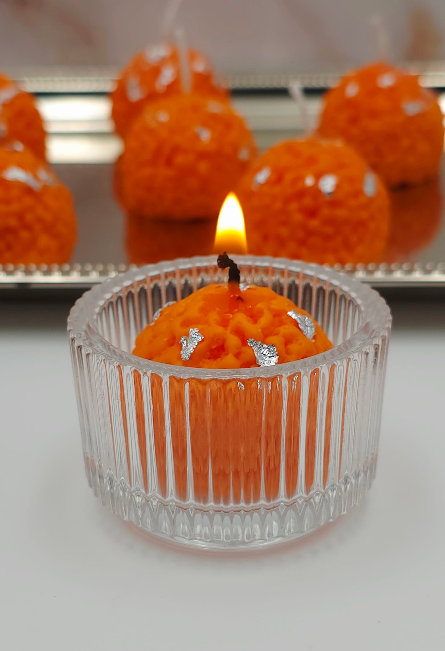 Golden delights - Set of 4 Festive Candles