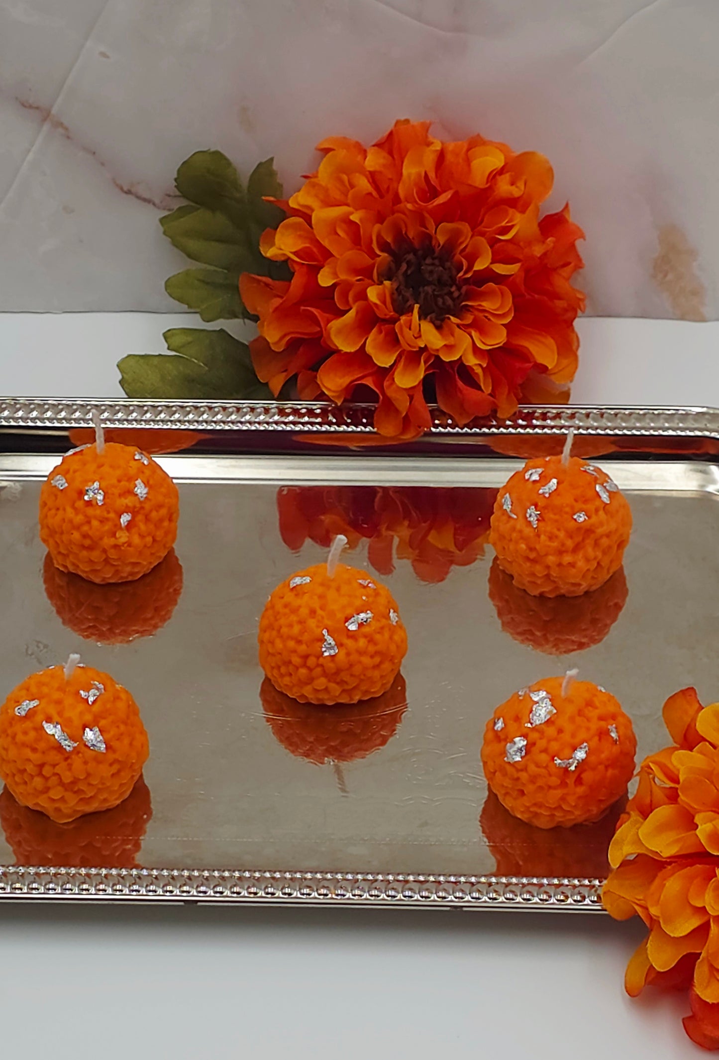 Golden delights - Set of 4 Festive Candles