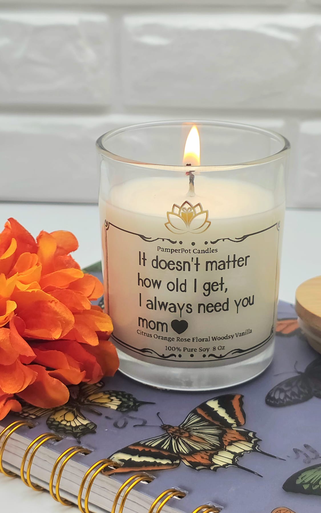 "Forever Your Little Light" Candle